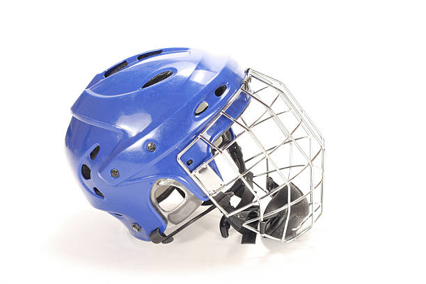 istock Ice hockey helmet 173584439