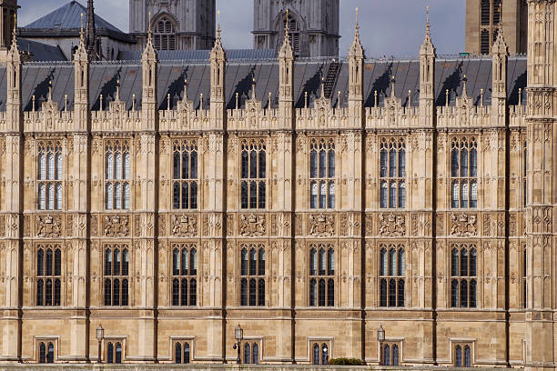 istock Westminster Palace facade, London parliament 173584560