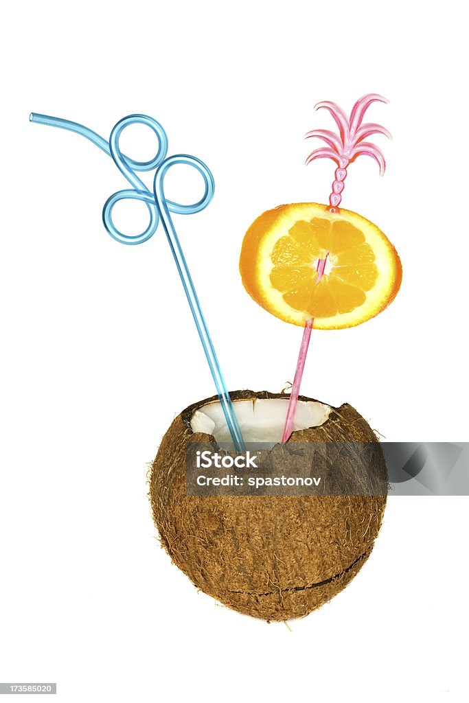 Tropical Cocktail Drink Umbrella Stock Photo