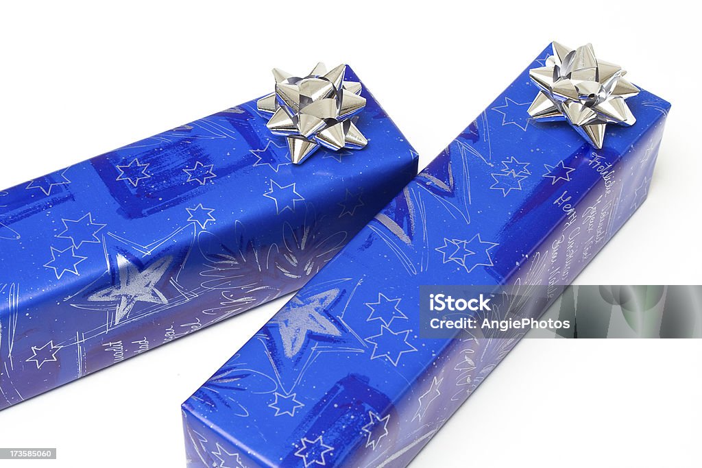 Presents R Two Presents Stock Photo - Download Image Now - Blue, Celebration ...