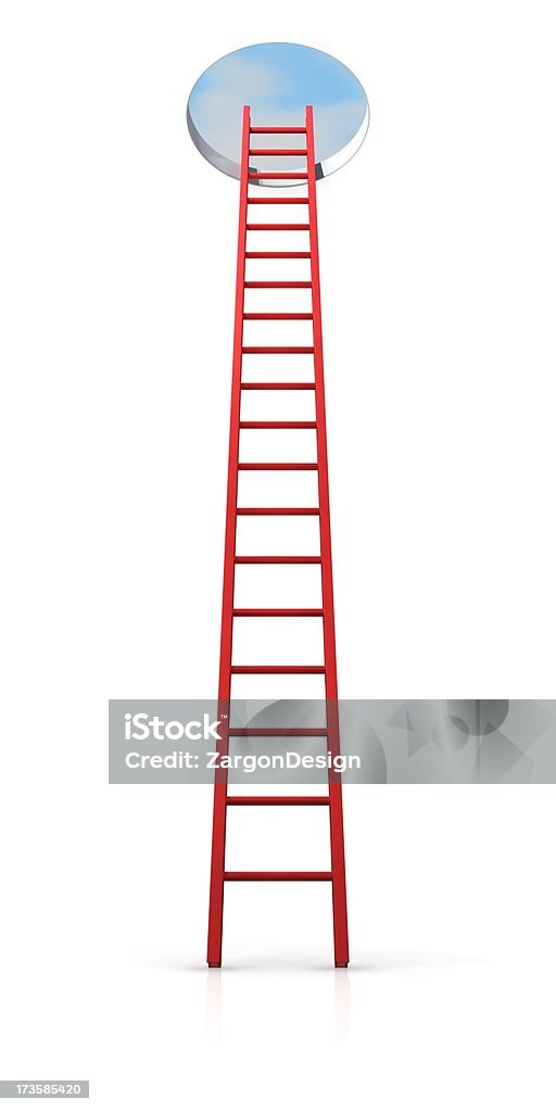 La scala del successo - Foto stock royalty-free di Affari