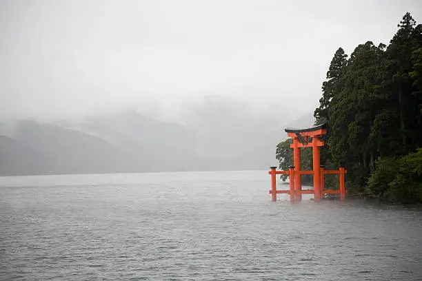 Torii Gate at Lake Ashinoko