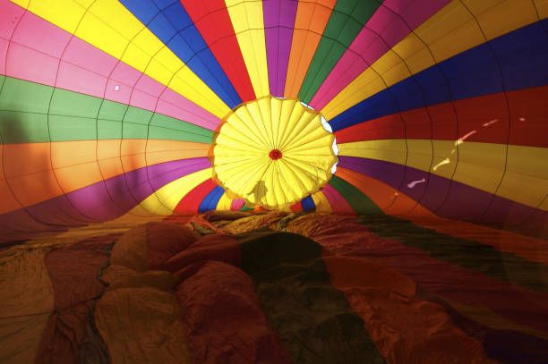 Inflating the Hot Air Balloon