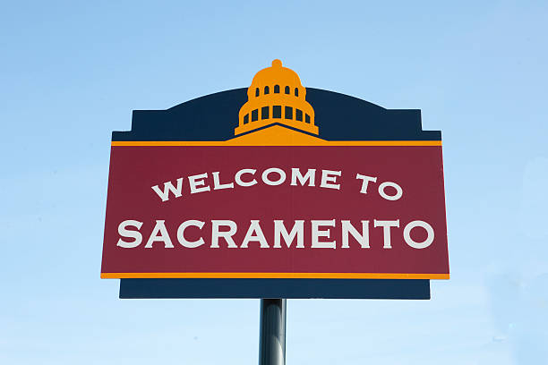 Welcome to Sacramento stock photo