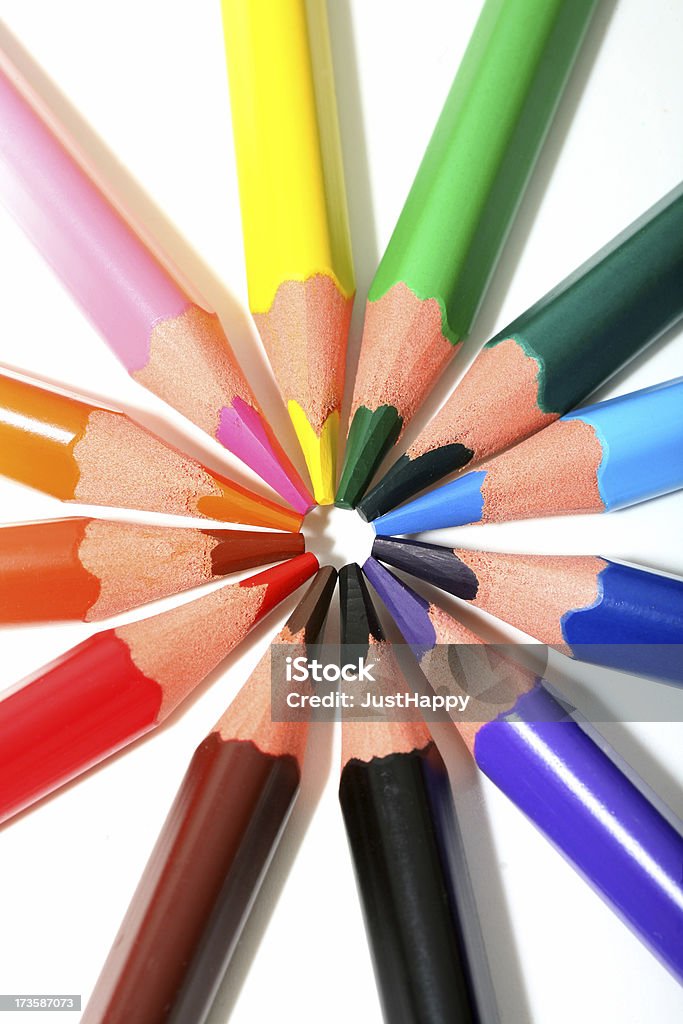 Star ołówki zespołu Colorfull - Zbiór zdjęć royalty-free (Aranżować)