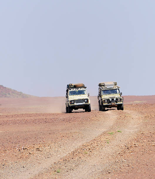 istock Landrovers in the Desert 173587527