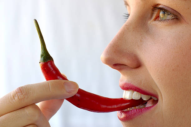 Spicy lunch stock photo