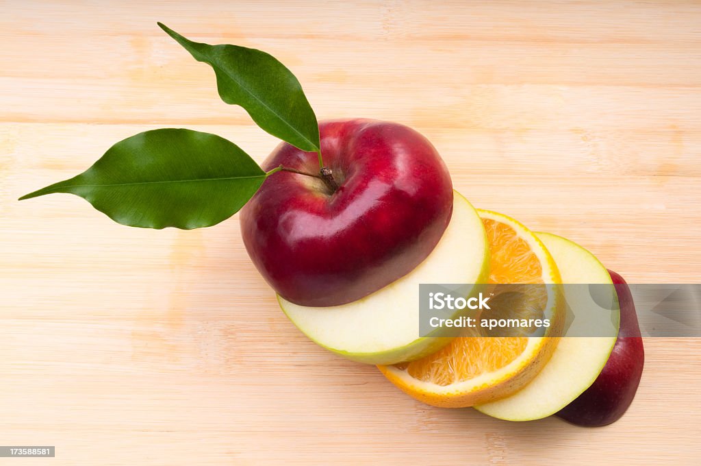 Maçãs e laranja - Royalty-free Alimentação Saudável Foto de stock