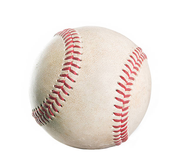 baseball - baseball baseballs isolated dirty zdjęcia i obrazy z banku zdjęć