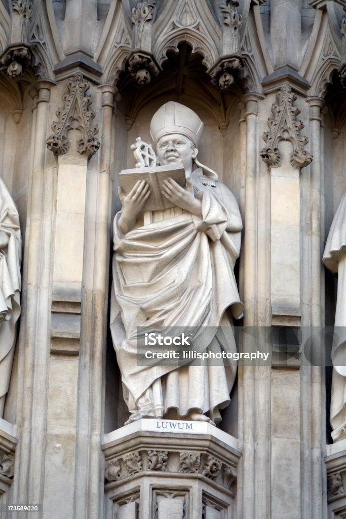 La abadía de Westminster en Londres detalle - Foto de stock de Abadía de Westminster libre de derechos