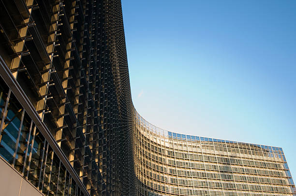 Berlaymont - European Commission building stock photo