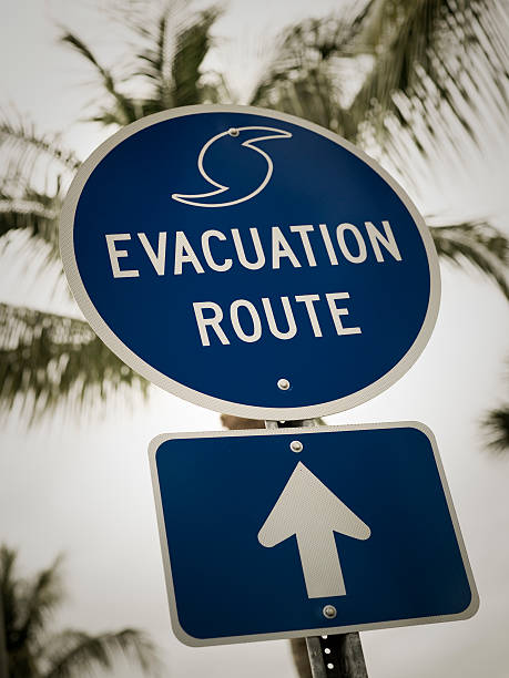istock Evacuation Route sign in Florida 173590056