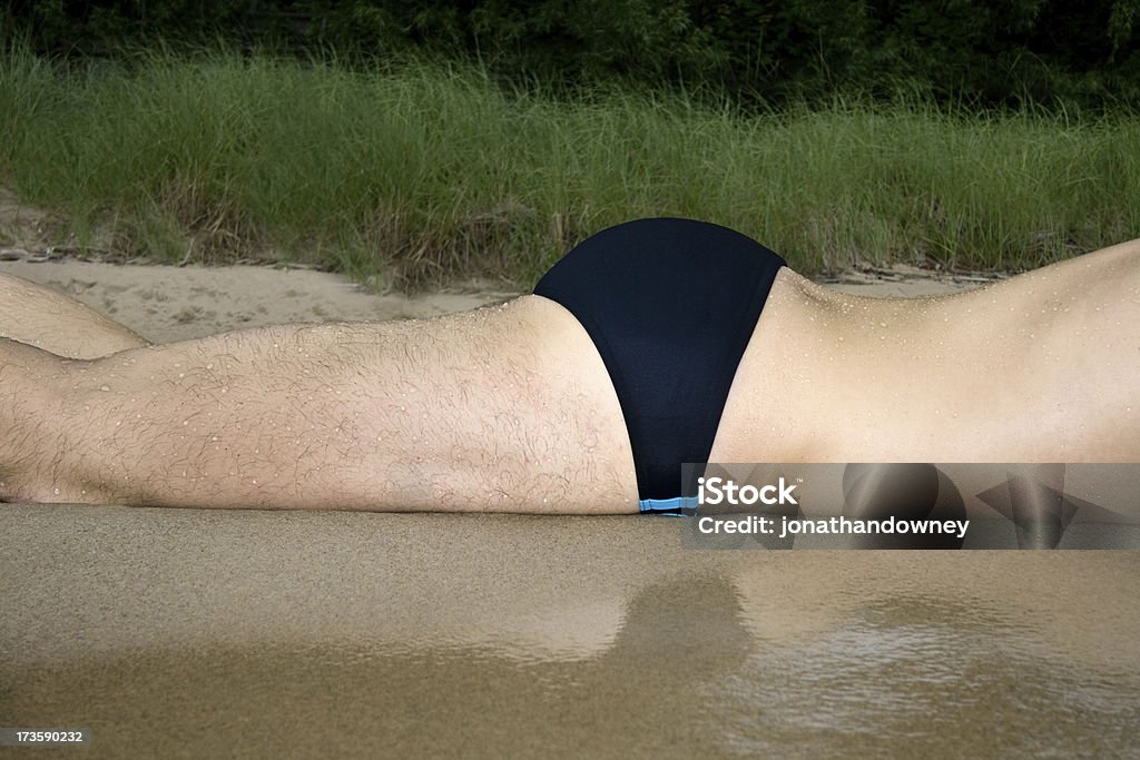 Hinten - Lizenzfrei Badehose Stock-Foto