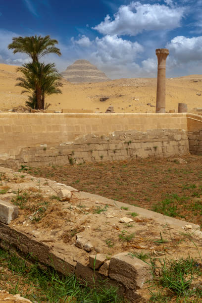 istock Saqqara pyramids site in Giza, Egypt. 1735906138