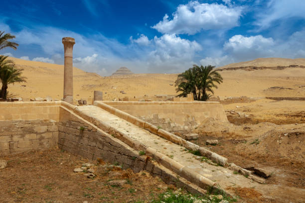 istock Saqqara pyramids site in Giza, Egypt. 1735907220