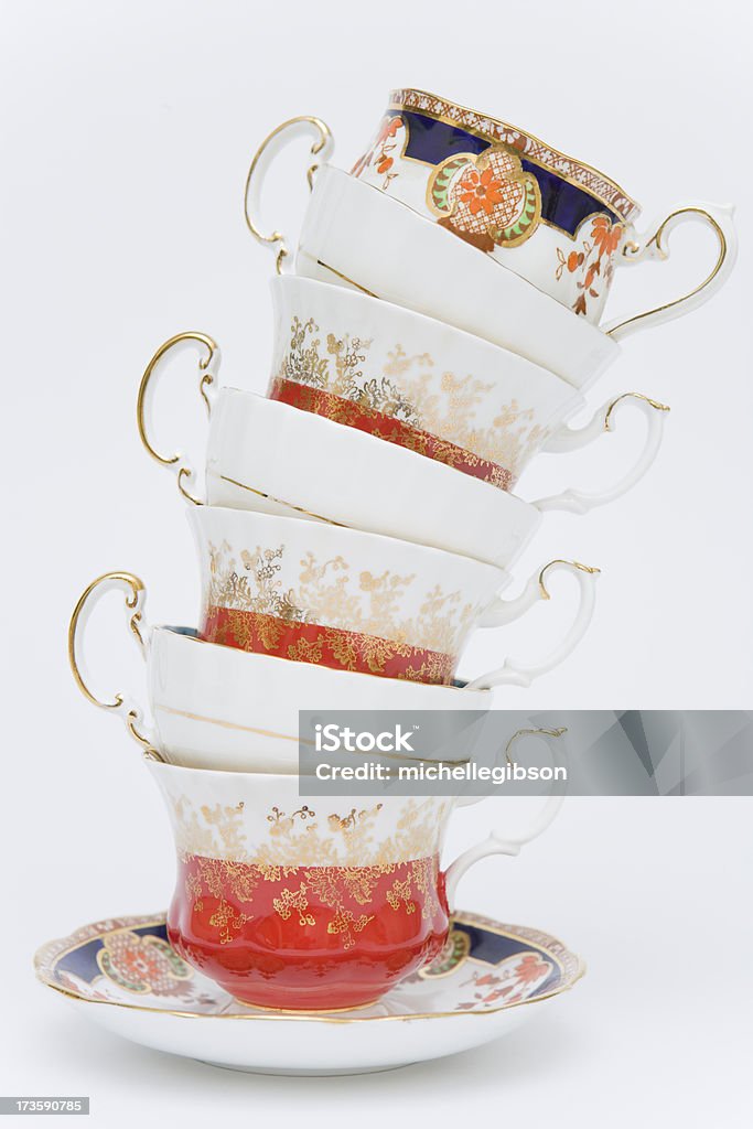 피사의 타워 깨지기 쉬운 고급 중국 컵 - 로열티 프리 깨짐 스톡 사진