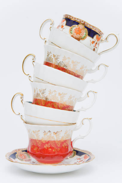 Tea cup on a saucer.