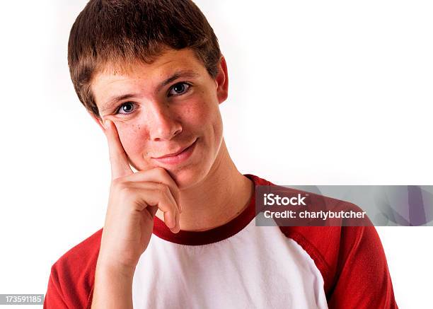 Teenager Thinking Stock Photo - Download Image Now - 14-15 Years, 16-17 Years, Brown Hair