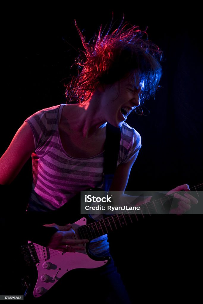 Punk Rock Star Girl - Photo de Guitariste libre de droits