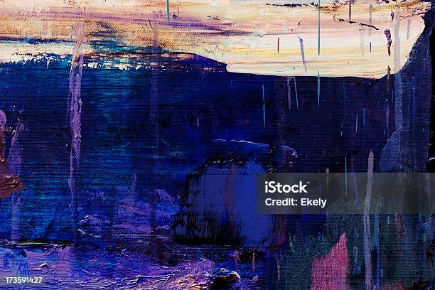 Tło Kolorowy Ciemny Niebieski Sztuka Tło - zdjęcia stockowe i więcej obrazów Abstrakcja - Abstrakcja, Action painting, Barwne tło