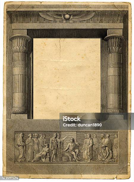 Ilustración de Antigua Puerta De y más Vectores Libres de Derechos de Romano - Romano, Póster, Antiguo