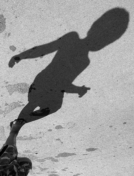 Shadow Model Walk 100+ Outline Walking Focus On Shadow One Person Stock Photos, Pictures ...