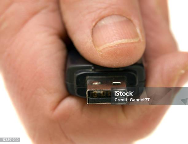 Usb 키 손에 USB 메모리에 대한 스톡 사진 및 기타 이미지 - USB 메모리, USB 케이블, 사진-이미지