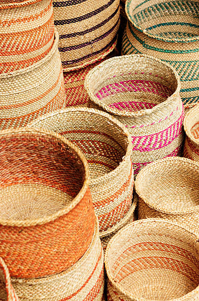 istock Baskets in African Market 173592102