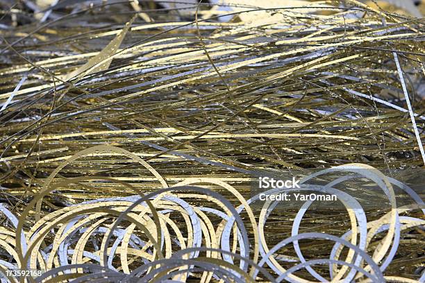 Metallicbordüre Stockfoto und mehr Bilder von Altmetall - Altmetall, Gold - Edelmetall, Goldfarbig