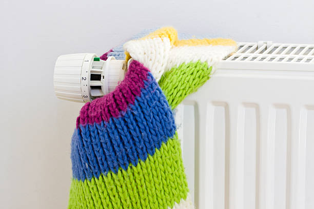 Radiator. Save energy and money concept.