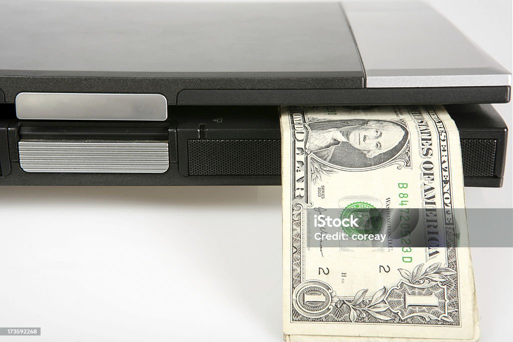 Dollaro e portatile Serie - Foto stock royalty-free di Abbondanza