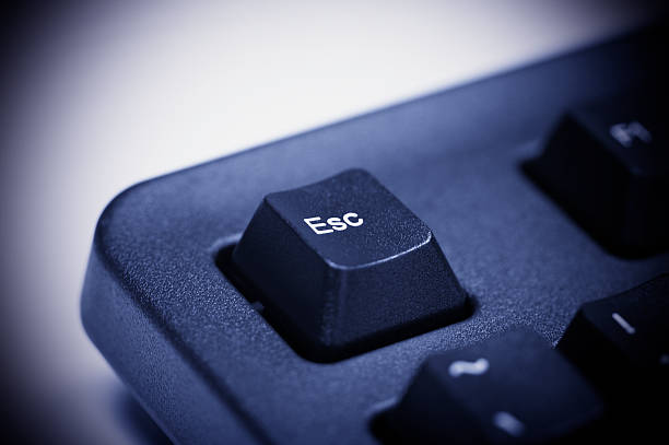 esc 키 - escape key pc computer key computer 뉴스 사진 이미지