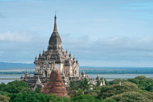 Ancient temples in Bagan, Myamar (Burma), Asia