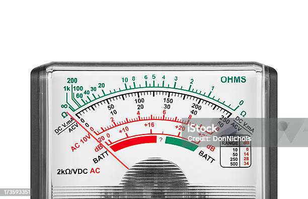 Multimeter Nahaufnahme Stockfoto und mehr Bilder von Amperemeter - Amperemeter, Analysieren, Anzeigeinstrument