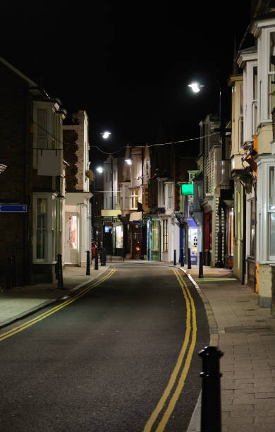 istock Street at Night, Whitstable 173593503
