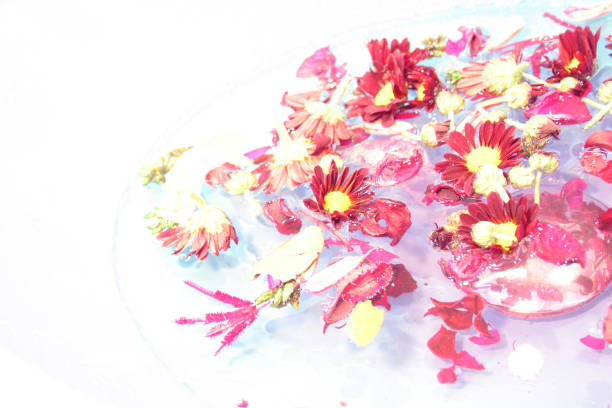 istock Dried flowers in water 173593558