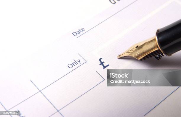 Write A Cheque Stock Photo - Download Image Now - Blank, Business, Buying