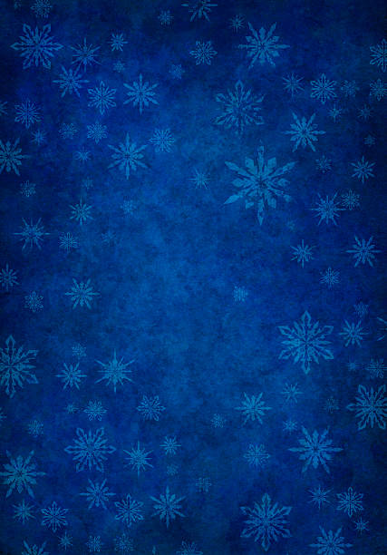 grunge blau schnee hintergrund - snowflake winter blue paper stock-grafiken, -clipart, -cartoons und -symbole