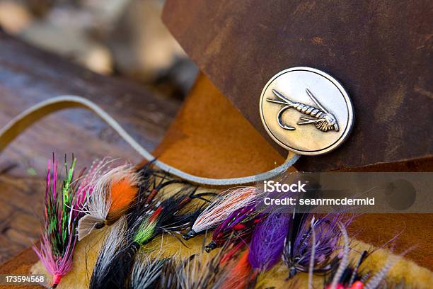 Photo libre de droit de Fermeture Portefeuille En Cuir banque d'images et plus d'images libres de droit de Pêche à la mouche - Pêche à la mouche, Serpentin, Activité de loisirs