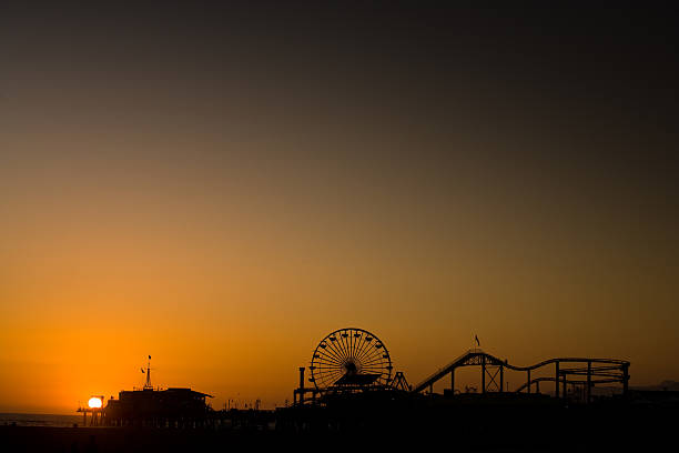 istock Santa Monica Pier at Sunset 173594837