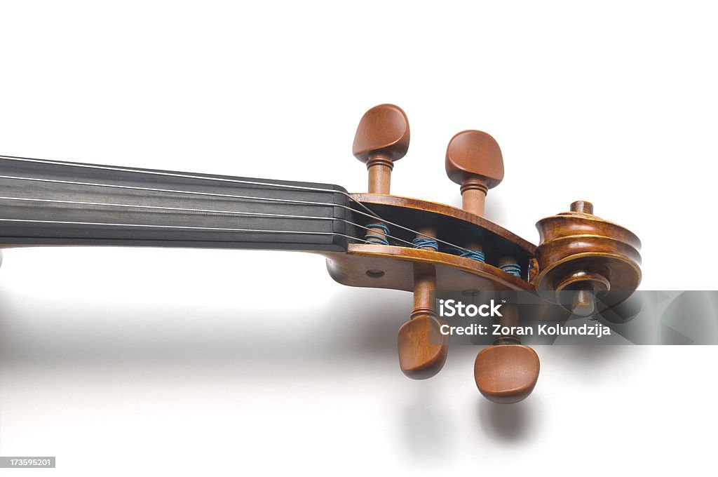 Violino isolato su bianco - Foto stock royalty-free di Armonia