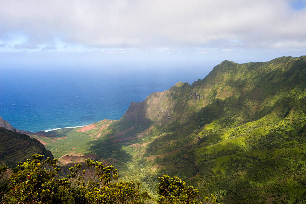 istock Kalalau Valley and Pacific. 173595213