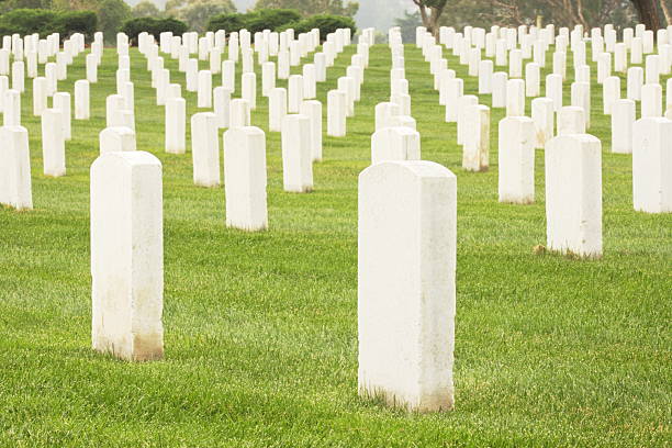 istock Cemetery Graves Dead Military Soldiers 173595550