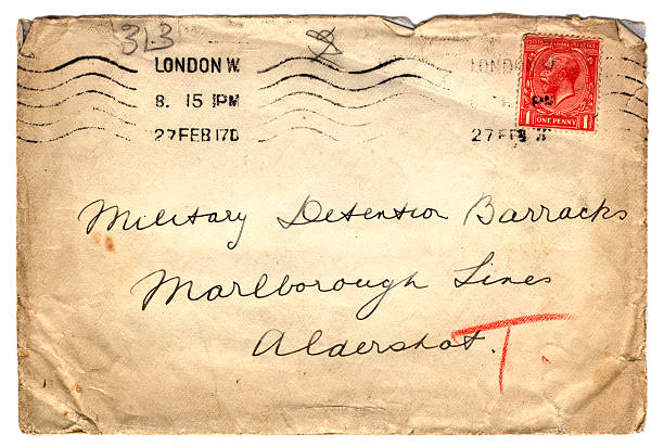 istock Envelope addressed to Military Detention Barracks 173595916