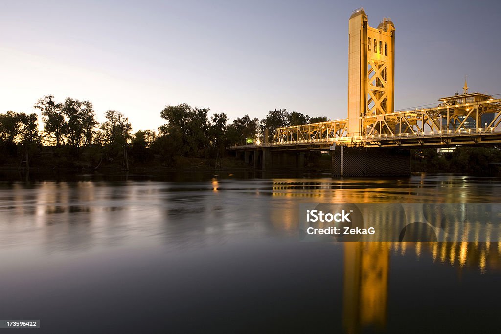 Tower bridge em Sacramento - Royalty-free Sacramento - Norte da Califórnia Foto de stock