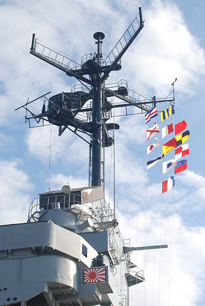 istock Mast on USS Lexington 173596495