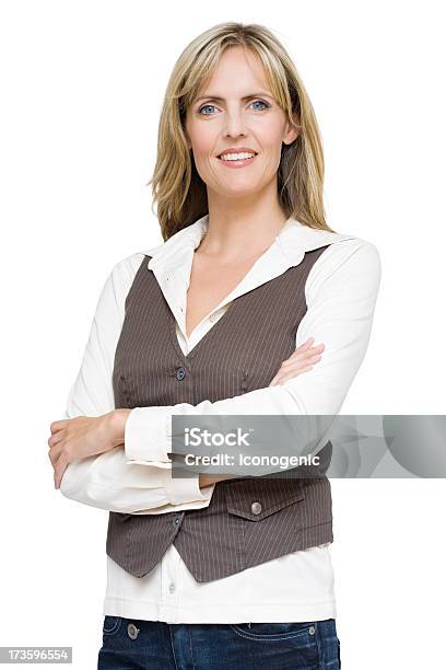 Confident Woman Stock Photo - Download Image Now - Only Women, Waistcoat, Women