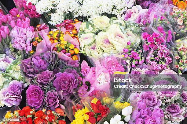 Blumenstrauß Läden Florist Stockfoto und mehr Bilder von Blumengeschäft - Blumengeschäft, Andenkenladen, Auslage