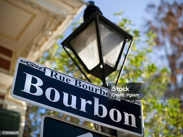 Foto de Placa De Bourbon Street Em Nova Orleans e mais fotos de stock de Nova Orleans - Nova Orleans, Bourbon Street - Nova Orleans, Ninguém
