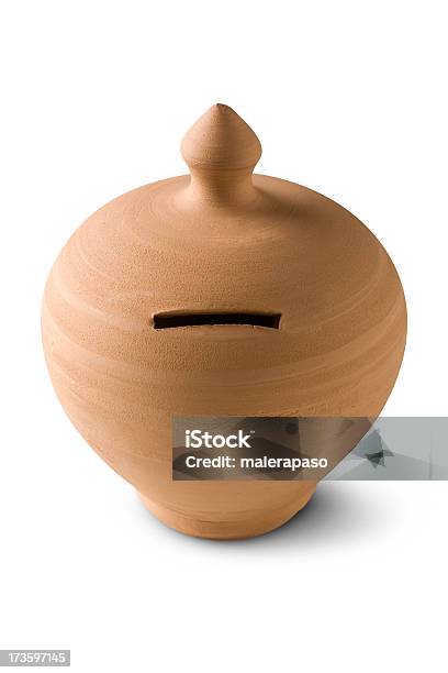 Coin Bank Stock Photo - Download Image Now - Coin Bank, Terracotta, Cut Out